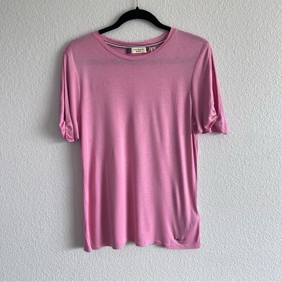 Ted Baker London Pink Open Sleeve Tee - Picture 1 of 13